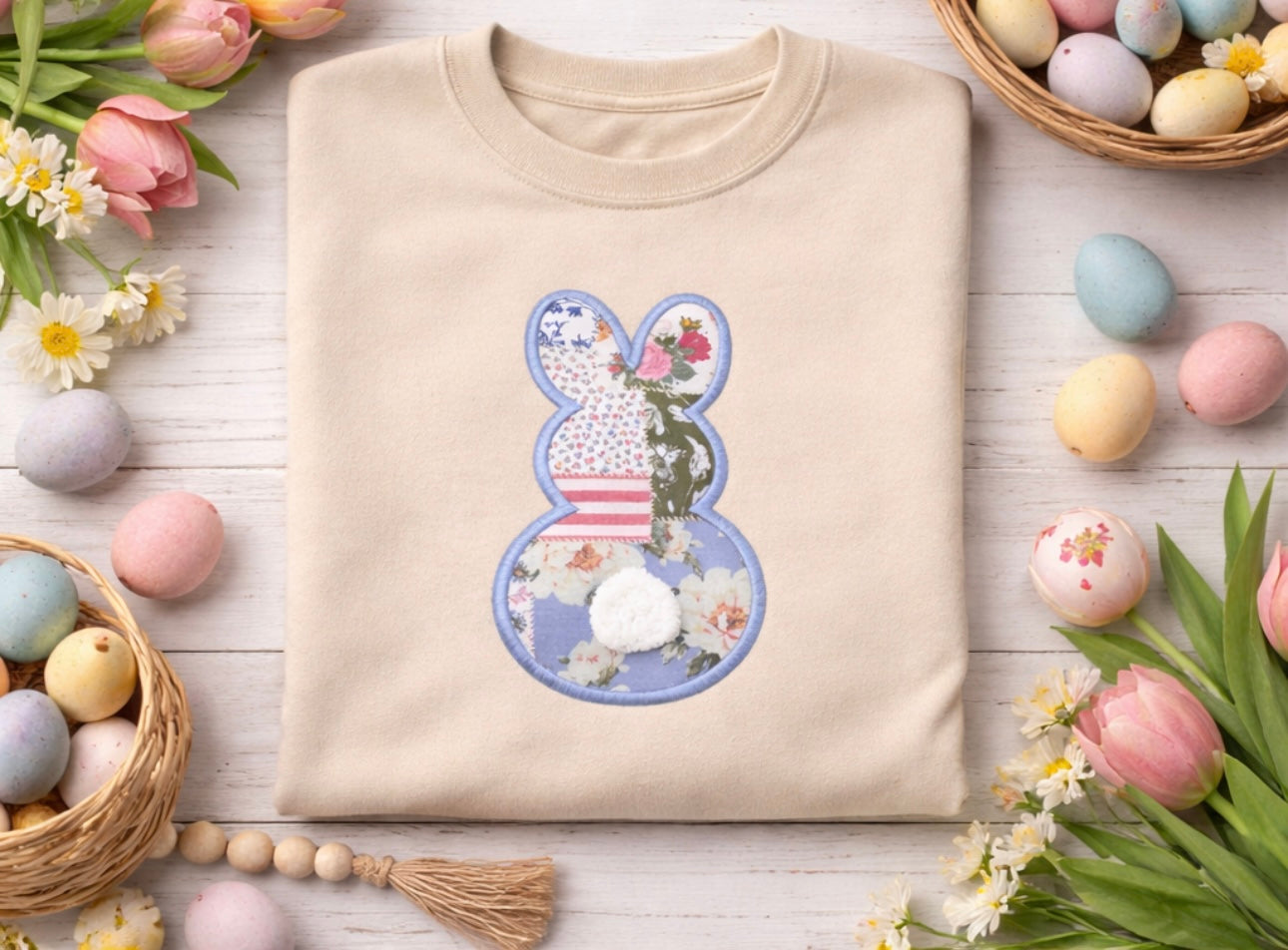Appliqué Easter Bunny sweatshirt
