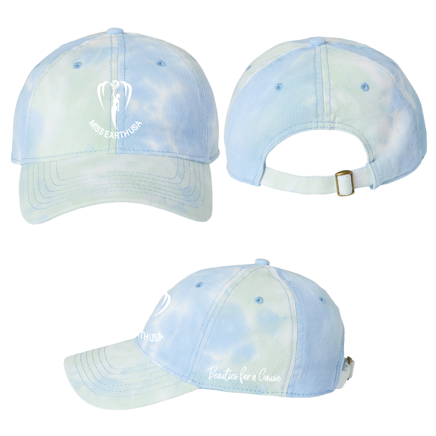 Tie Dye Earth Ball Cap