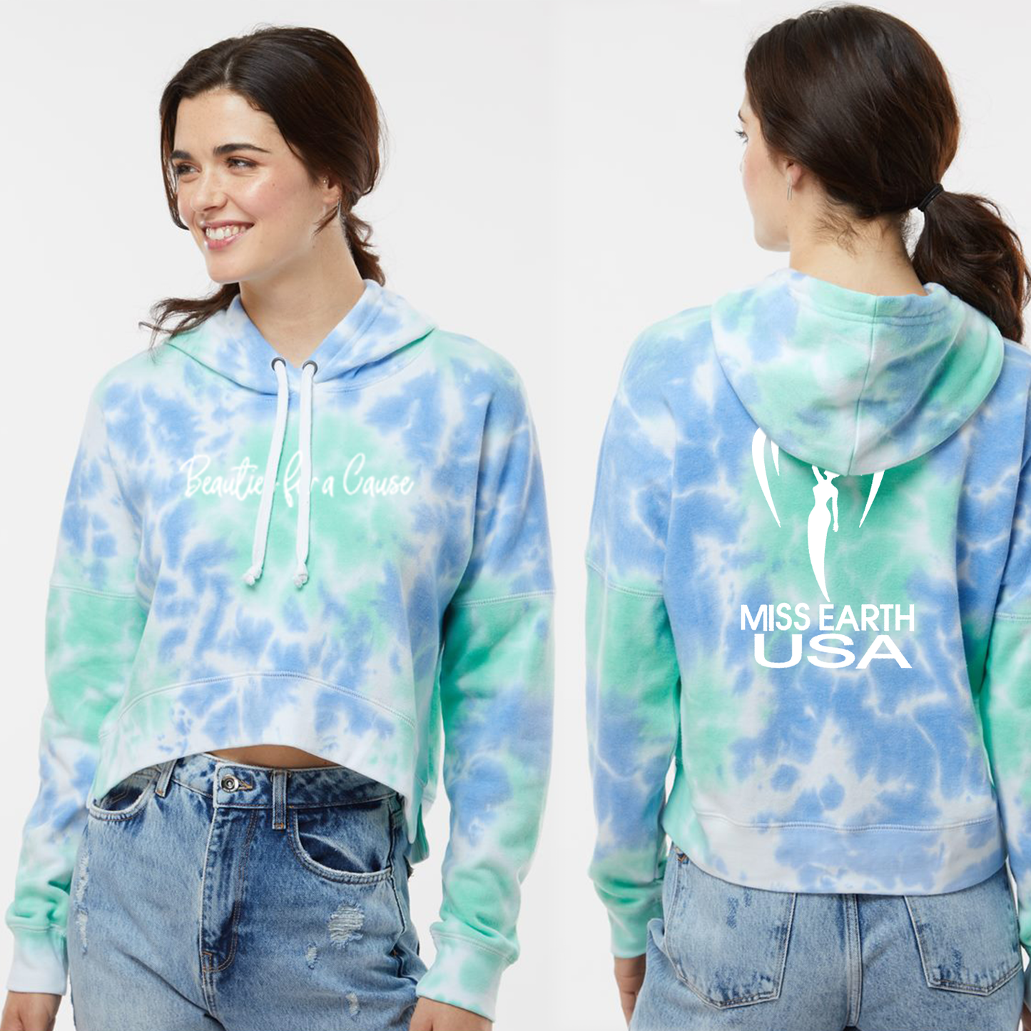 Miss Earth USA Crop Hoodie
