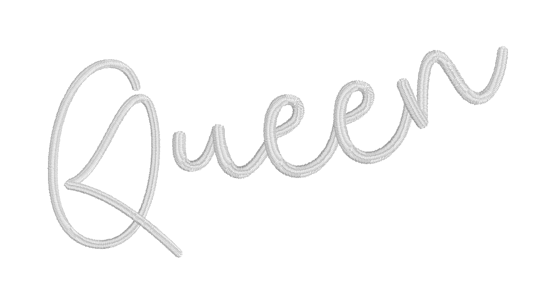 Queen Embroidered neckline