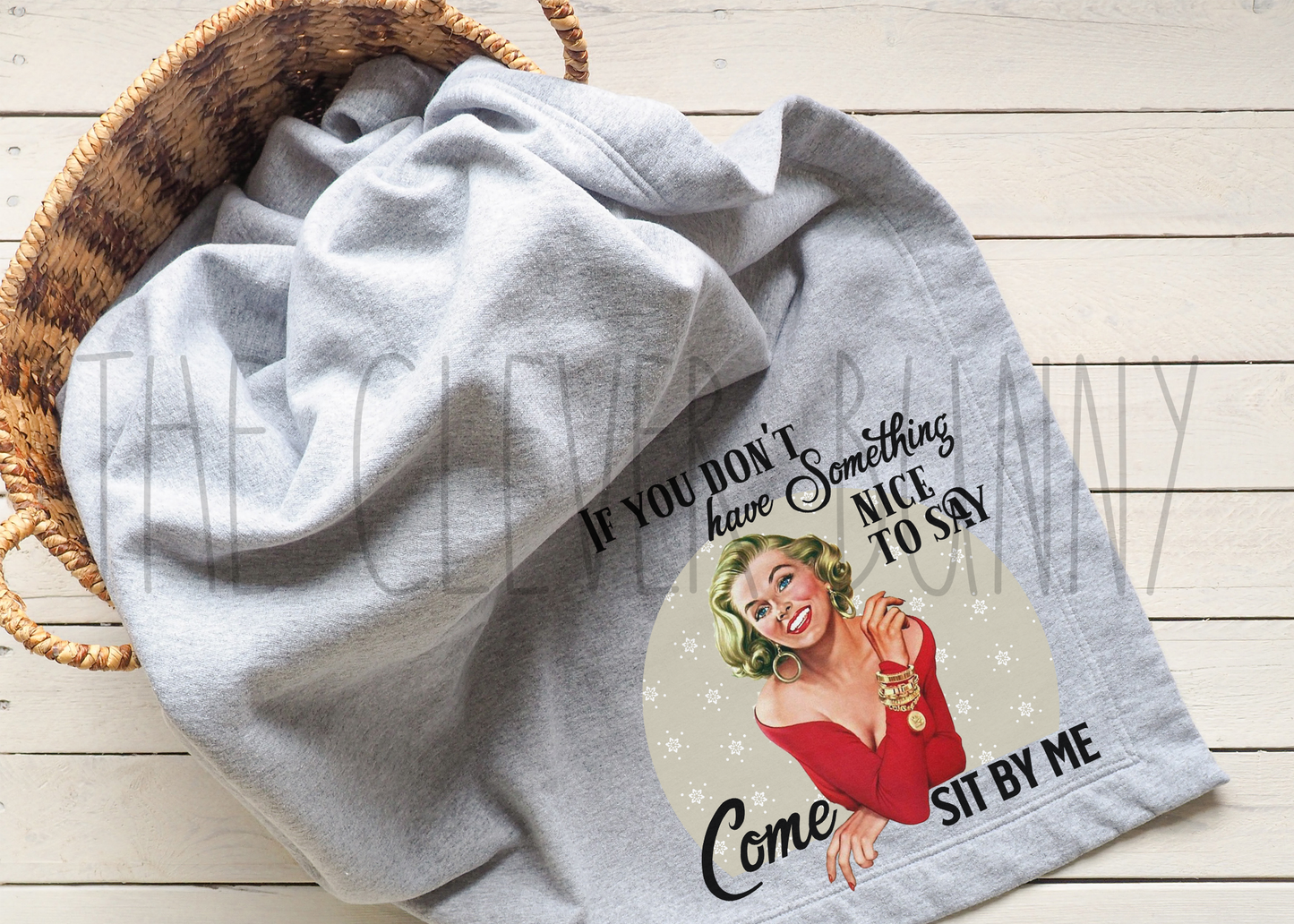 Come Sit By Me Blanket