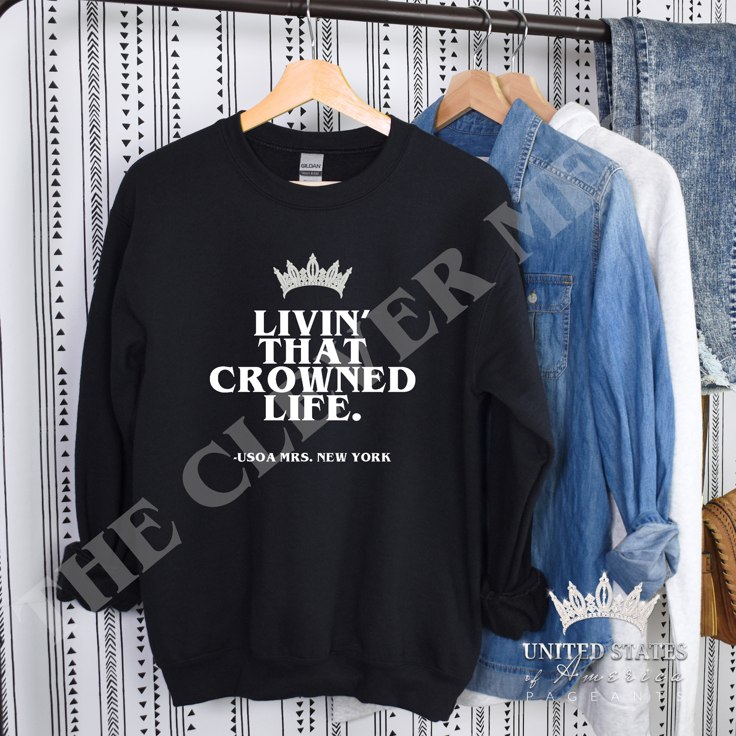 USOA Livin' That Crowned Life sweatshirt