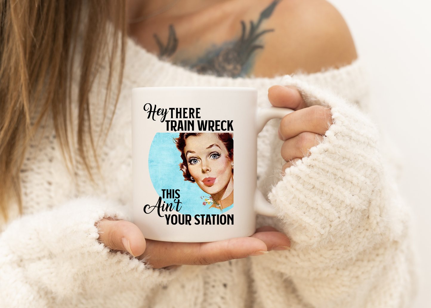 Train wreck Mug