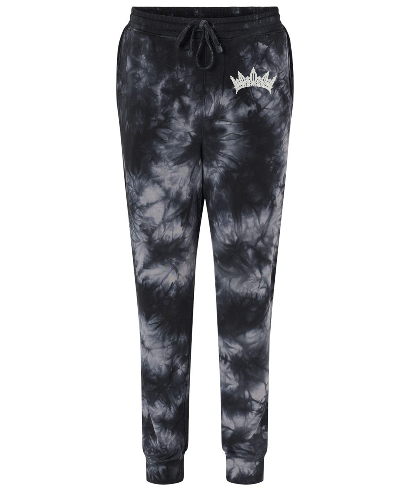 USOA Black Tie-Dye Sweatpants