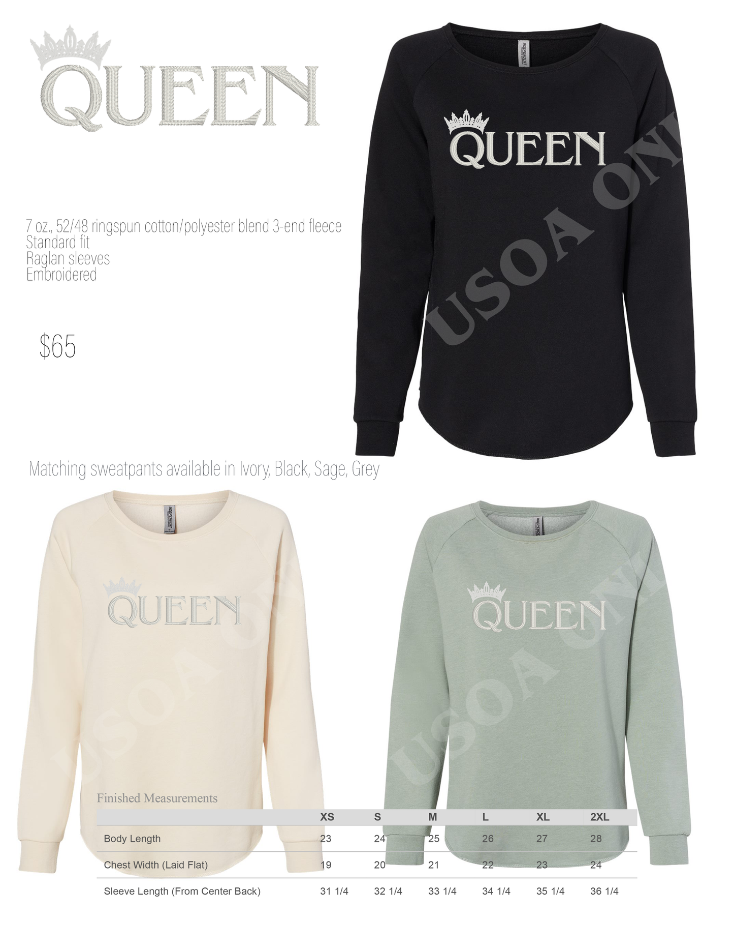 USOA Queen Sweatshirt
