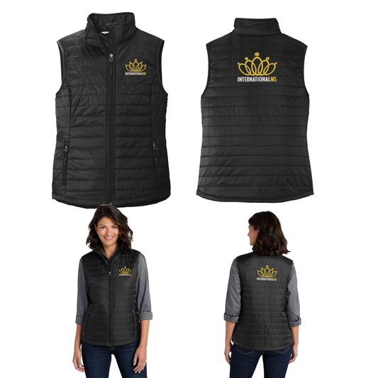 InternationalMS Embroidered Packable Vest