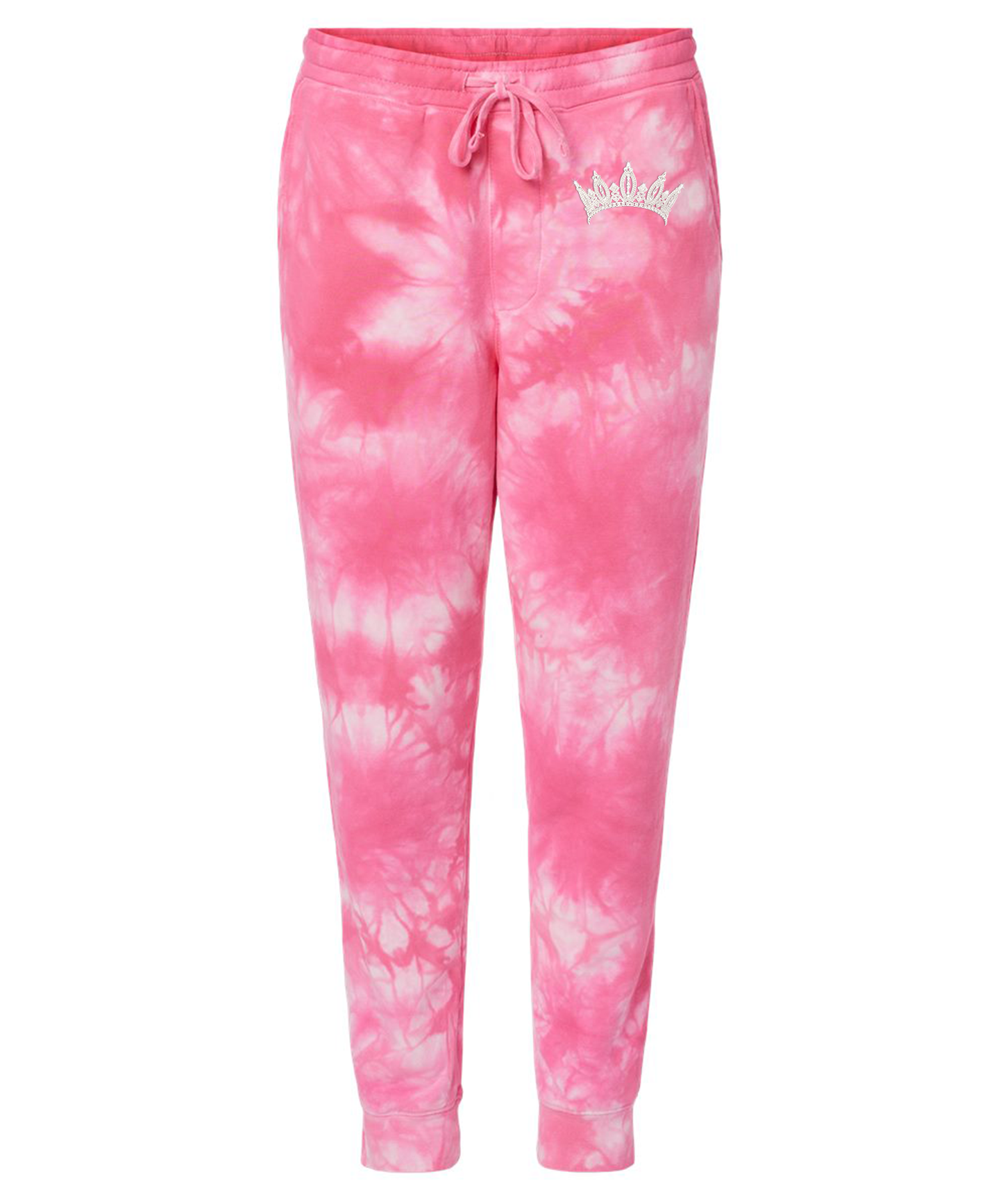 USOA Pink Tie-Dye Sweatpants