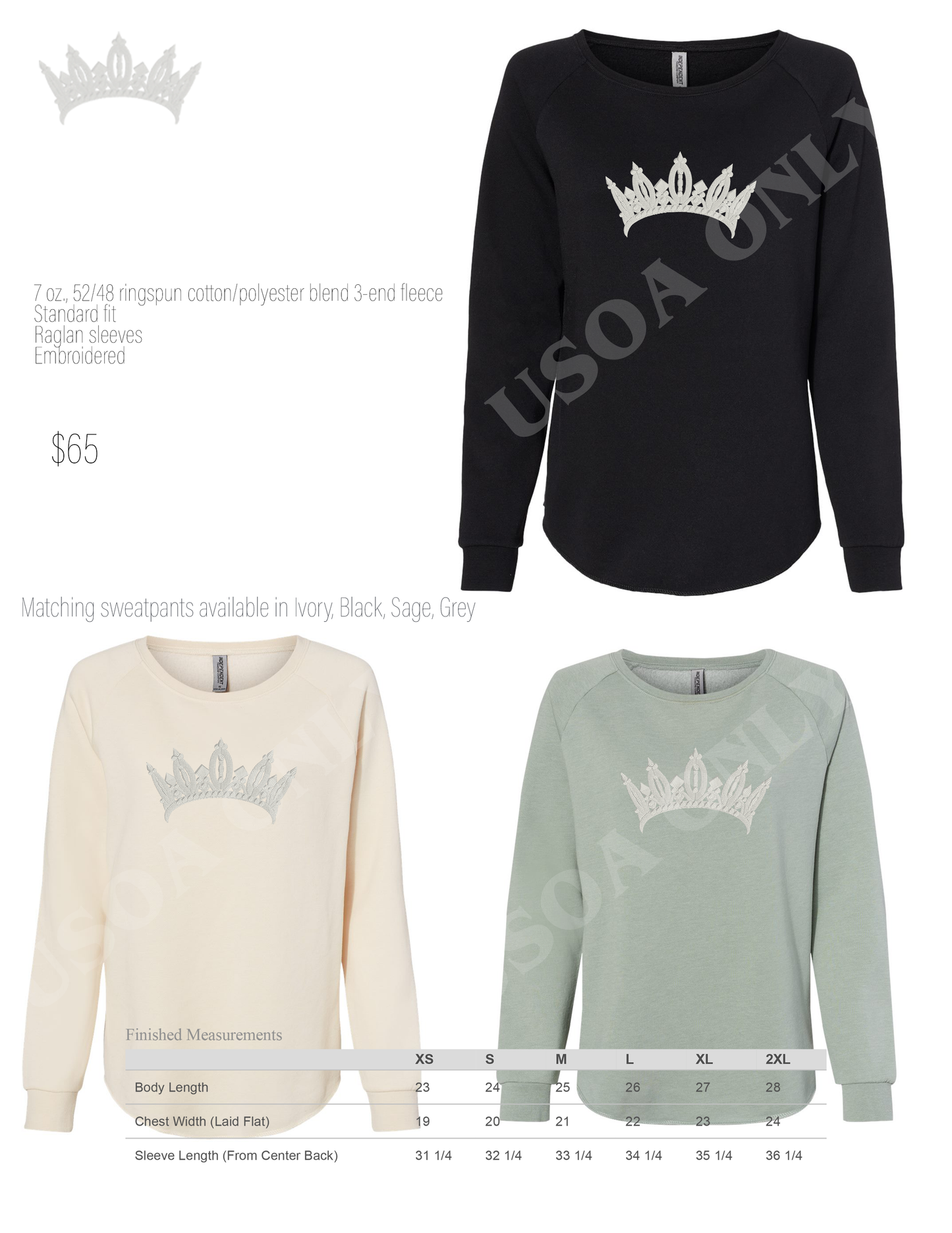 USOA Crown Sweatshirt